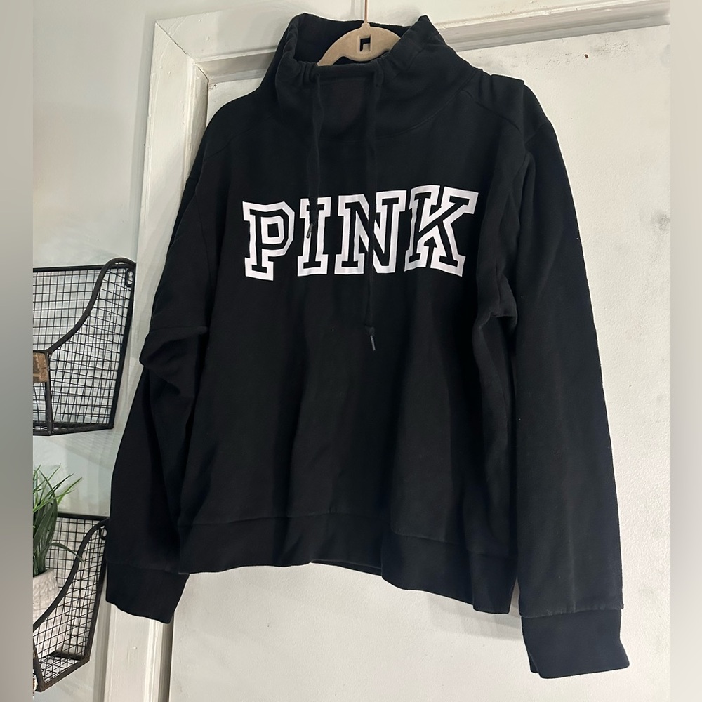 PINK Victoria's Secret Black Sweatshirt